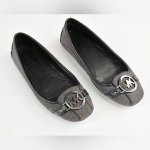 Michael Kors sz 10M Grey Tweed flats